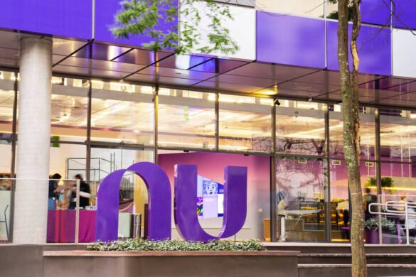 Fachada do escritório do Nubank Fachada do escritório do Nubank, em São Paulo - Divulgação